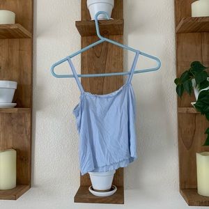 Blue Crop Top